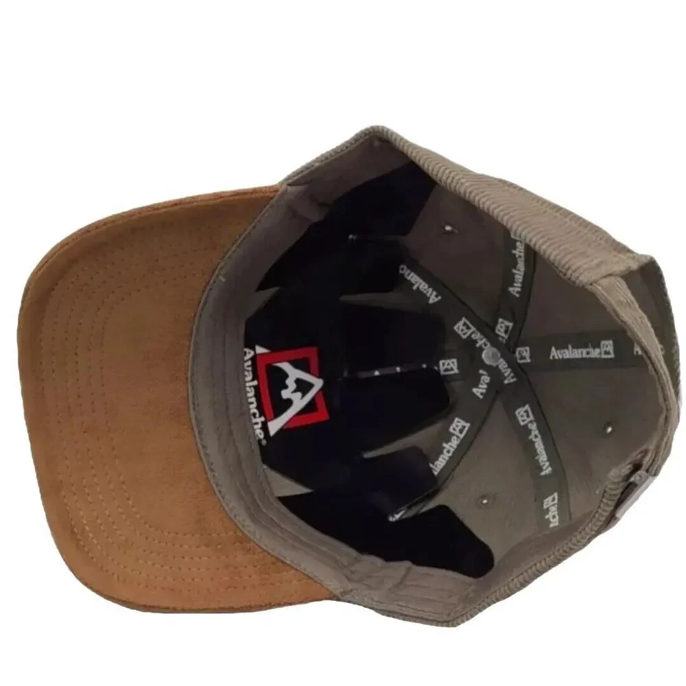 New Mens Avalanche Snapback Cap Adjustable Hat Brown‎ NWT